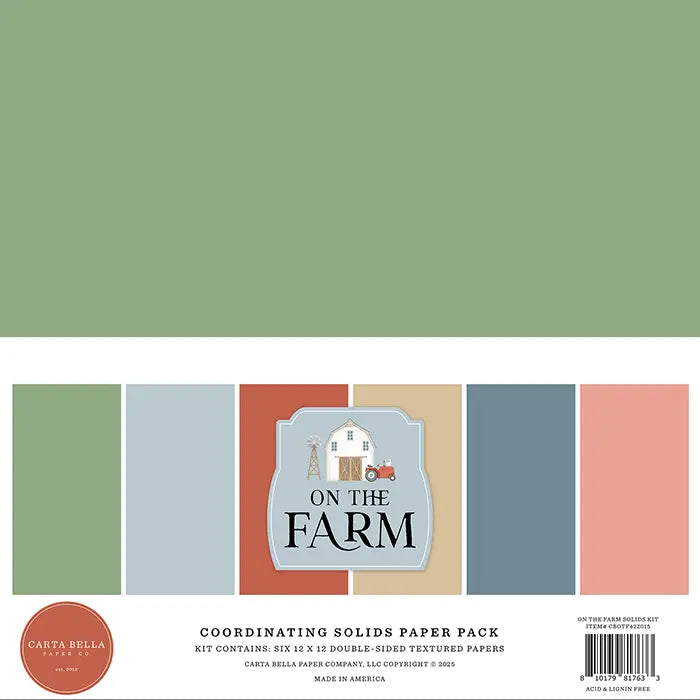 On The Farm Solids Kit - Carta Bella