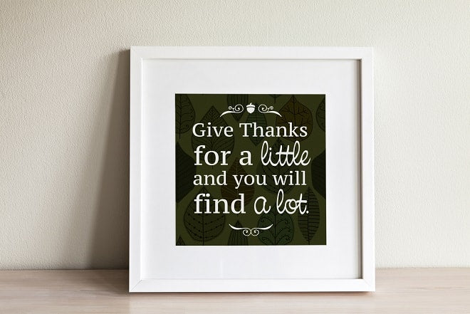 Give Thanks SVG Image File Download