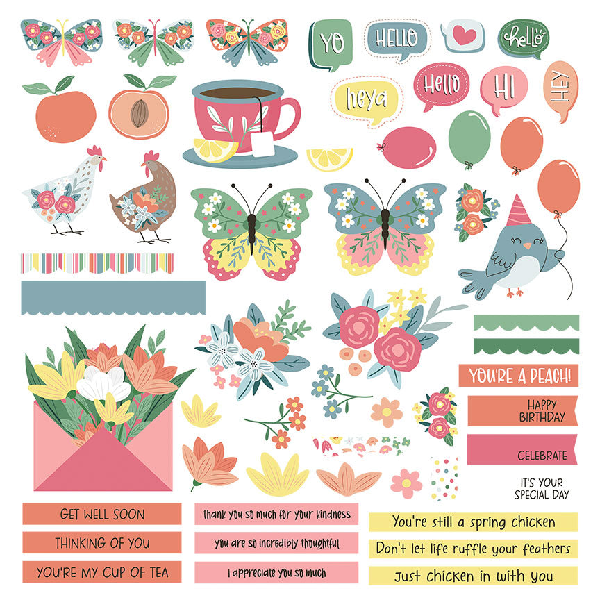 Just For You - Card Kit Sticker - Photo Play