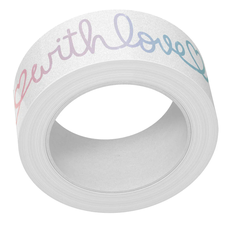 Scripty Sayings Shimmer Washi Tape - Lawn Fawn