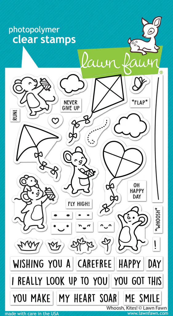 Whoosh, Kites! Stamps - Lawn Fawn