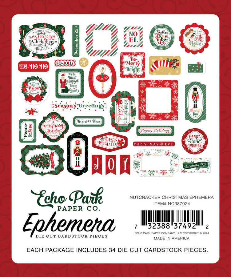 Nutcracker Christmas Ephemera - Echo Park