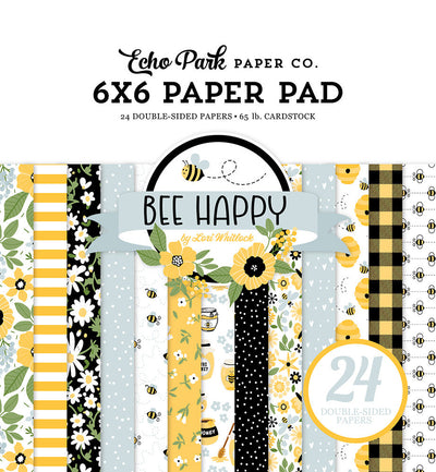 Paper Pad, 6x6 - Bee Happy Collection - Echo Park