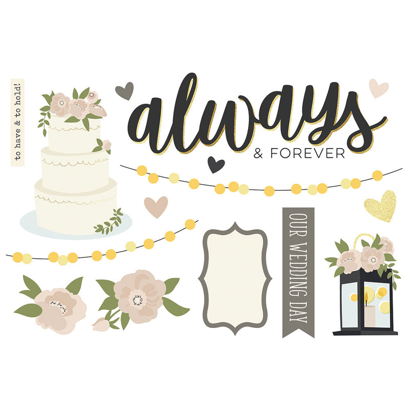 Wedding Page Pieces - Simple Pages - Simple Stories