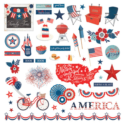 America the Beautiful Element Stickers - Michelle Coleman - PhotoPlay