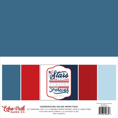 Stars And Stripes Forever Solids Kit - Echo Park