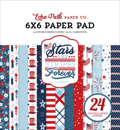 Stars And Stripes Forever 6" x 6" Paper Pad  - Echo Park