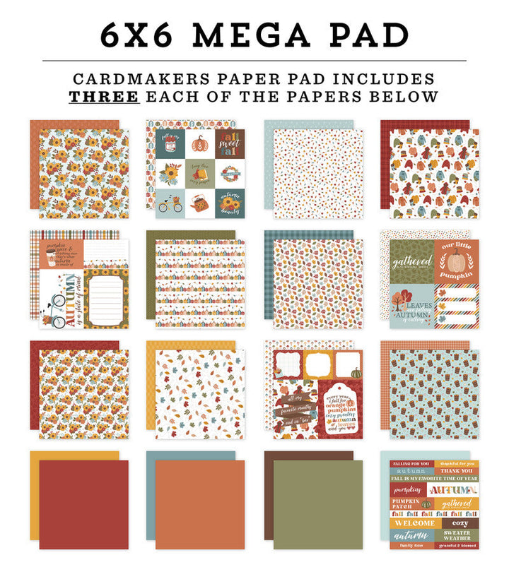 Sweater Weather Cardmakers 6" x 6" Mega Pad - Echo Park