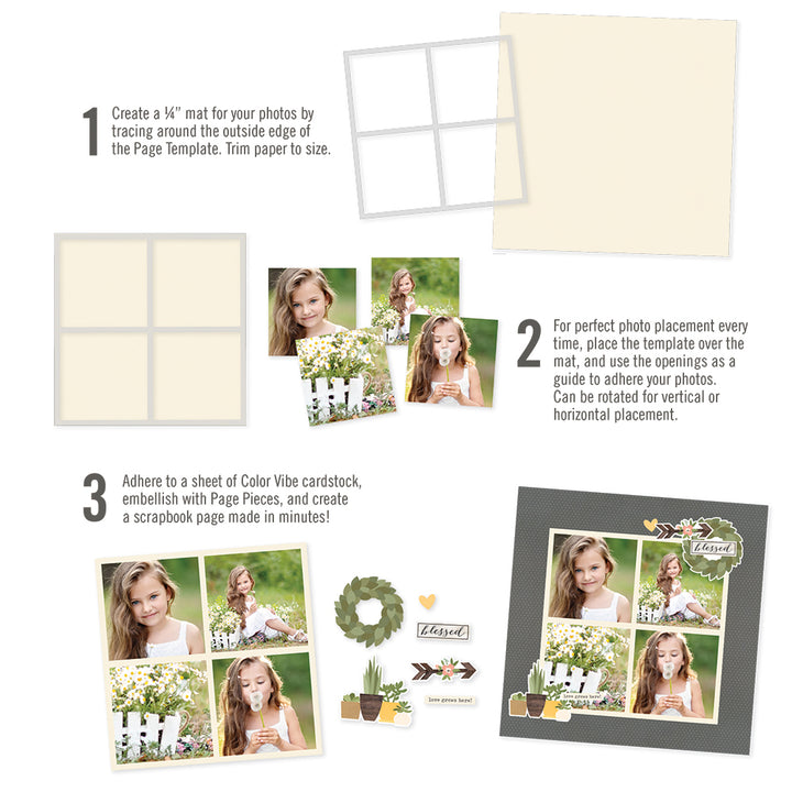 Simple Page Template Design 5 - Simple Stories*