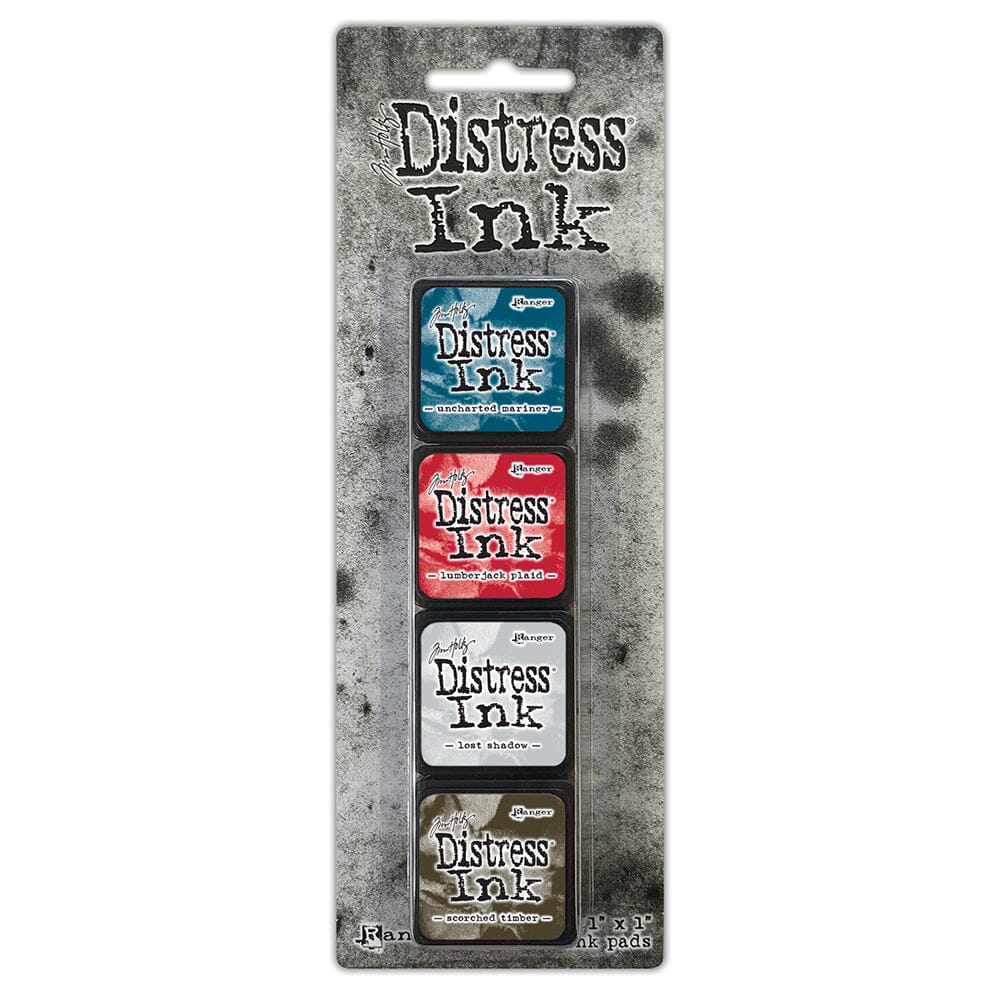 Kit Mini Encres Distress Tim Holtz - 12 Couleurs Pour Scrapbooking Et Créations