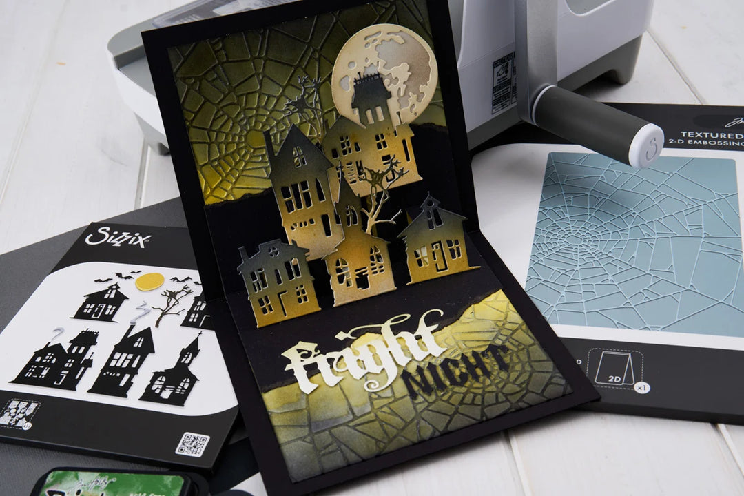 Ghost Town Thinlits Die Set (11 pack) by Tim Holtz (Vault) - Halloween Collection - Sizzix