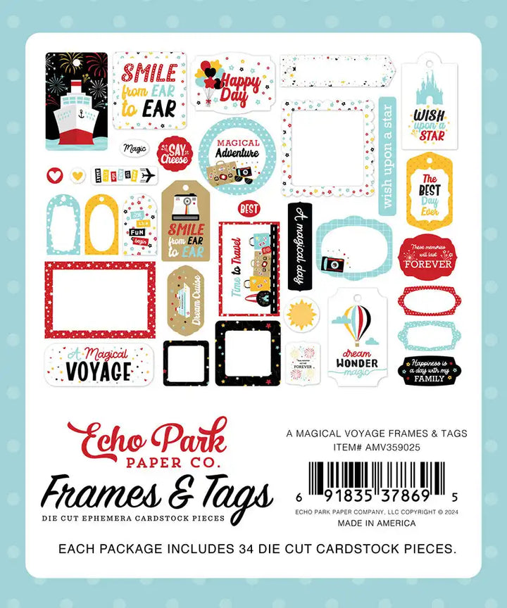 View 3 of A Magical Voyage Frames & Tags - Echo Park