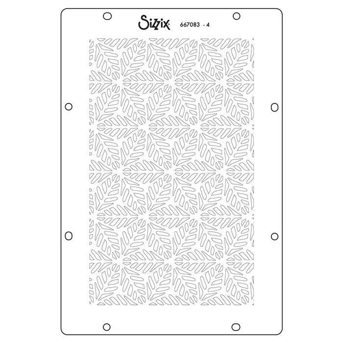 A6 Stencil (4 pack) Background Textures by Vicki Boutin - Sizzix