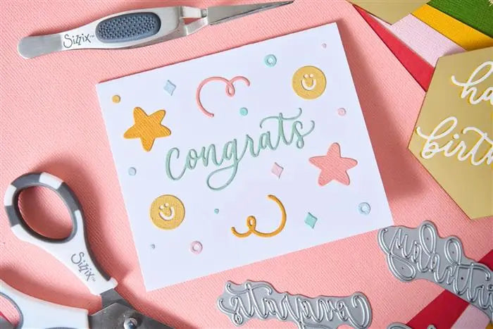 Abstract Doodles Thinlits Die Set Die Set 19PK - Letters by Shells - Shelly Kim - Sizzix