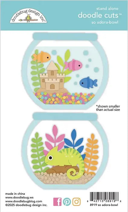 So Adora-Bowl Doodle Cuts - Summer Fun - Doodlebug
