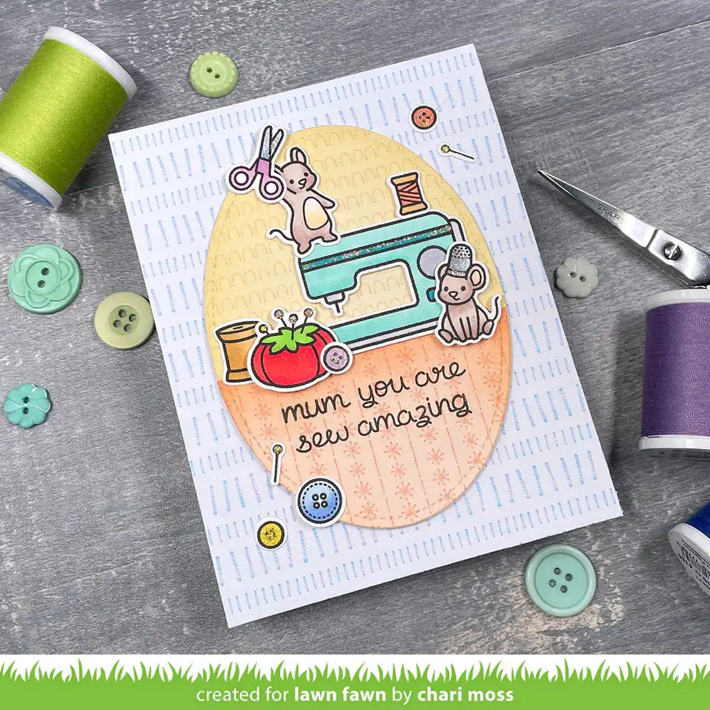 All the Mums Stamps - Lawn Fawn