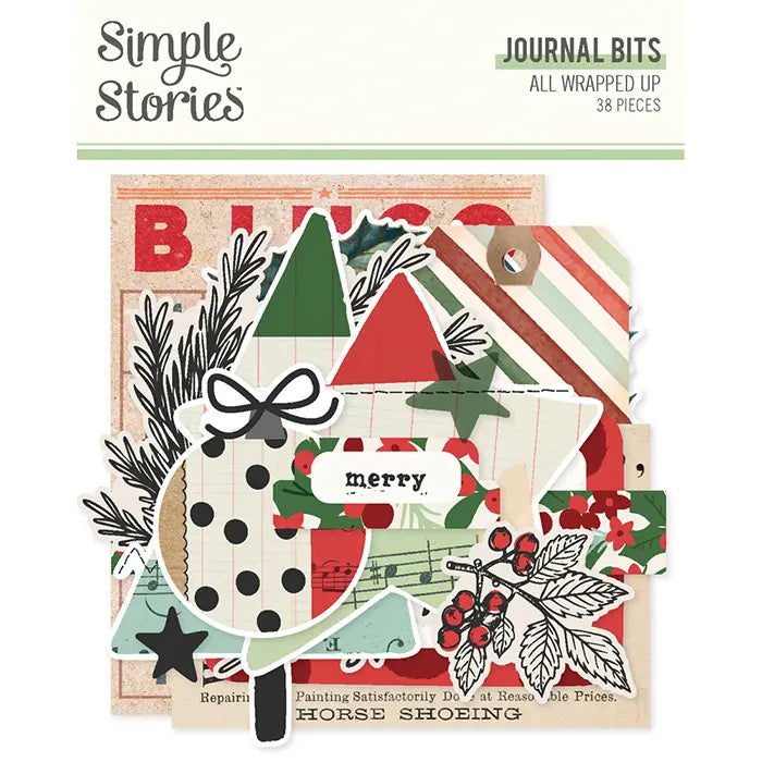 All Wrapped Up Journal Bits & Pieces - Simple Stories