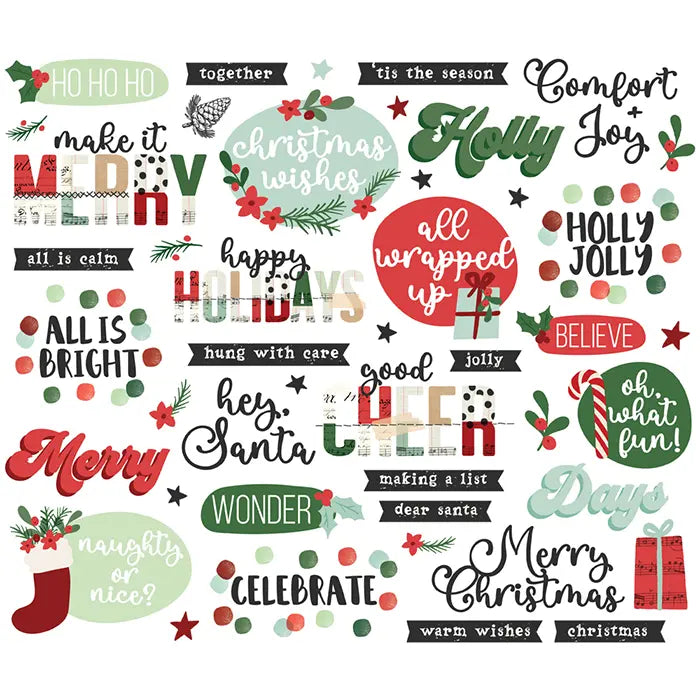 All Wrapped Up Sentiment Bits & Pieces - Simple Stories