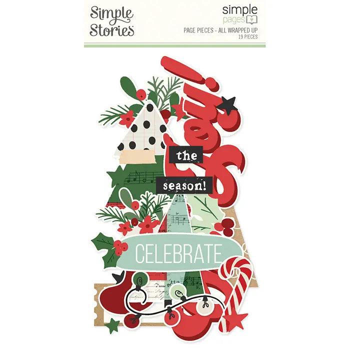 All Wrapped Up Simple Pages Page Pieces - Simple Stories