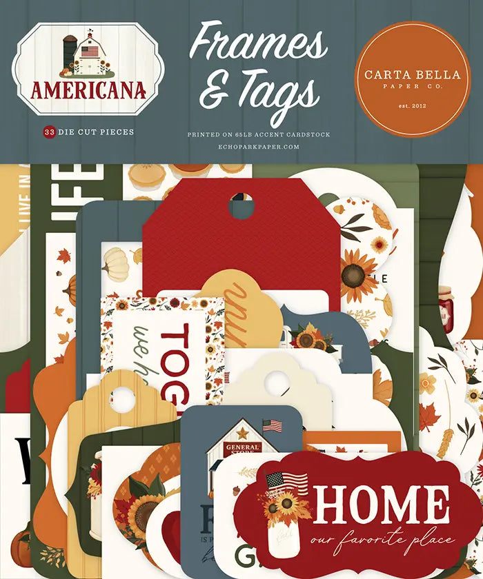 Americana Frames & Tags - Carta Bella