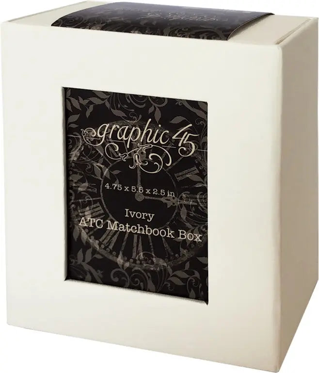 Artist Trading Card Album with Matchbook Box Ivory - Graphic 45