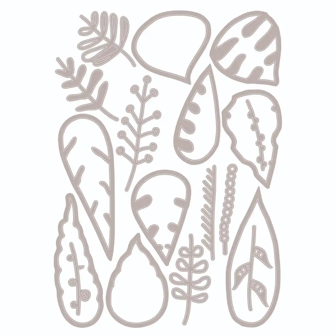Artsy Leaves Thinlits Die-Tim Holtz- Sizzix