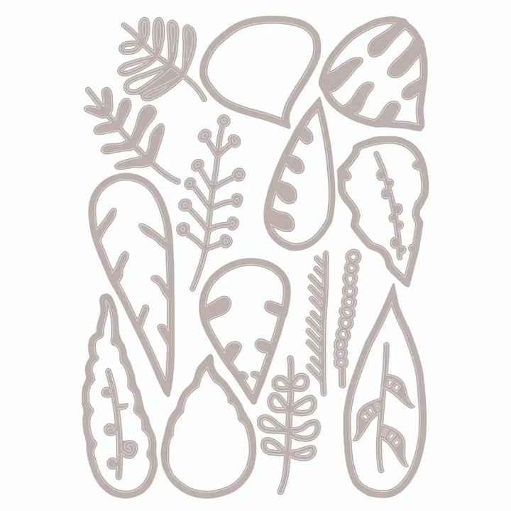 Artsy Leaves Thinlits Die-Tim Holtz- Sizzix