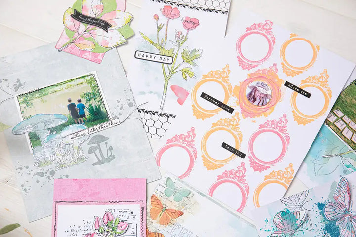 View 4 of Artsy Regal Frame Layered Clear Stamps Set 3PK by 49 and Market - Sizzix