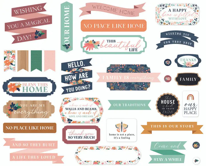 At Home Titles & Phrases - Carta Bella