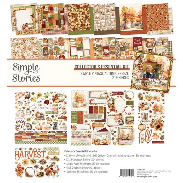Autumn Breeze Collectors Essentials Kit - Simple Vintage - Simple Stories