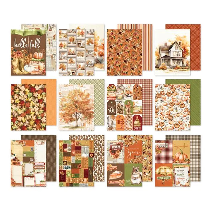 Autumn Breeze Paper Pad, 6" x 8" - Simple Vintage - Simple Stories
