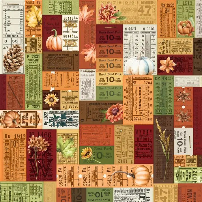 Autumn Breeze Scrapbook Collection Kit, 12" x 12" - Simple Vintage - Simple Stories