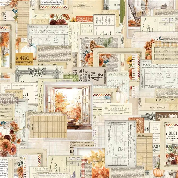 Autumn Breeze Scrapbook Collection Kit, 12" x 12" - Simple Vintage - Simple Stories