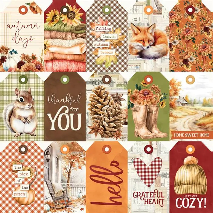 Autumn Breeze Scrapbook Collection Kit, 12" x 12" - Simple Vintage - Simple Stories
