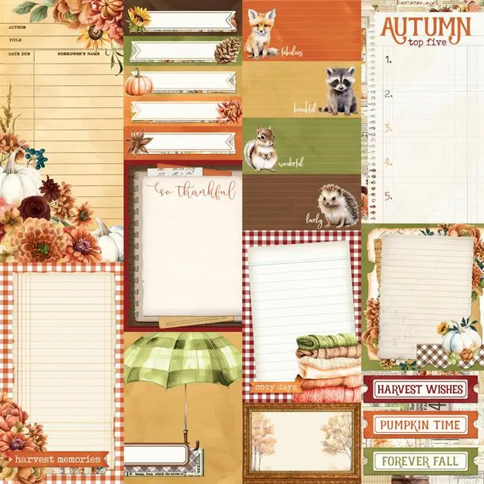 Autumn Breeze Scrapbook Collection Kit, 12" x 12" - Simple Vintage - Simple Stories