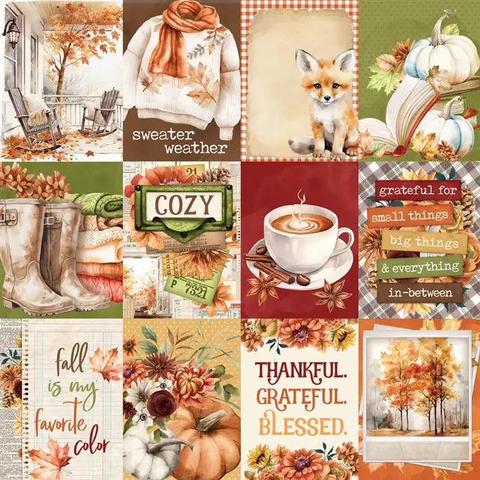 Autumn Breeze Scrapbook Collection Kit, 12" x 12" - Simple Vintage - Simple Stories