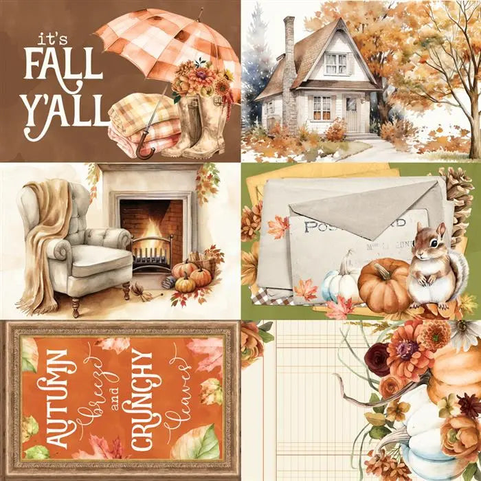 Autumn Breeze Scrapbook Collection Kit, 12" x 12" - Simple Vintage - Simple Stories