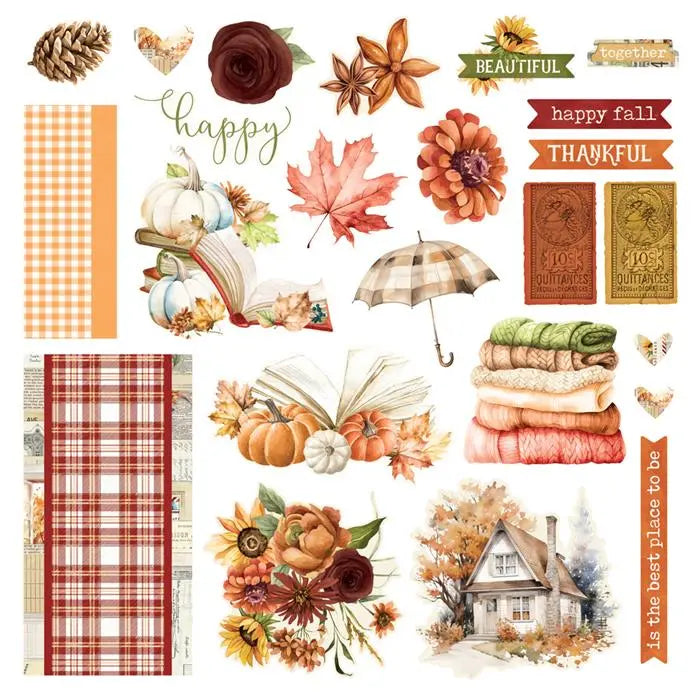 Autumn Breeze Simple Cards Card Kit - Simple Vintage - Simple Stories