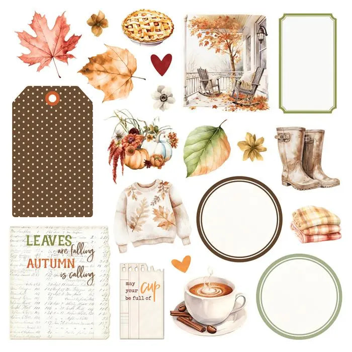 Autumn Breeze Simple Cards Card Kit - Simple Vintage - Simple Stories