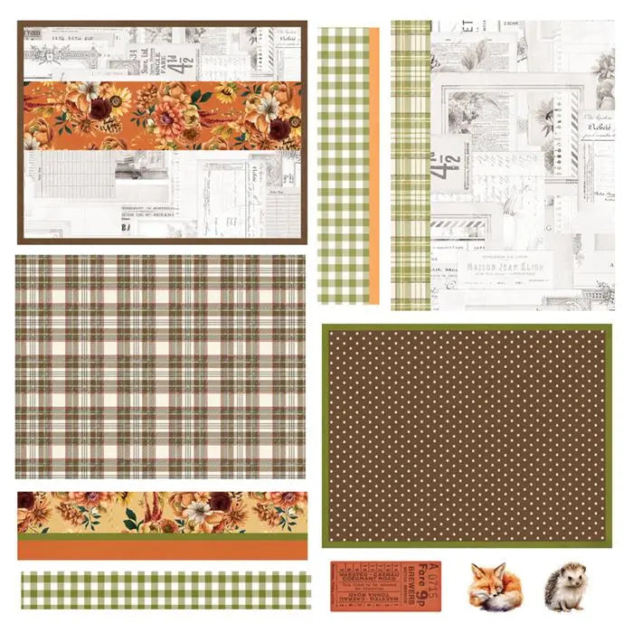 Autumn Breeze Simple Cards Card Kit - Simple Vintage - Simple Stories