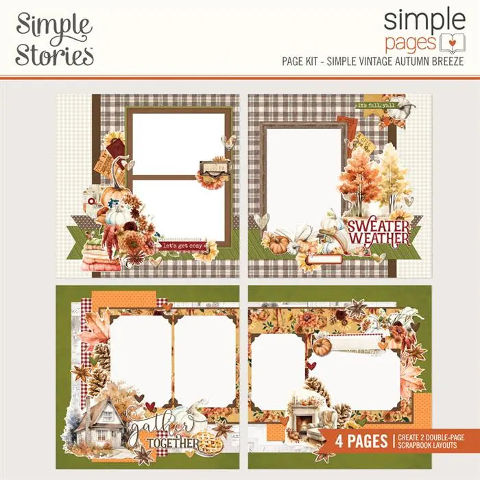 Autumn Breeze Simple Pages Page Kit - Simple Vintage - Simple Stories