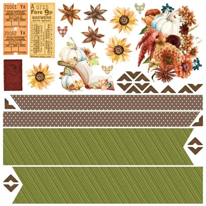 Autumn Breeze Simple Pages Page Kit - Simple Vintage - Simple Stories