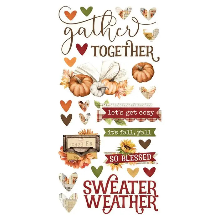 Autumn Breeze Simple Pages Page Kit - Simple Vintage - Simple Stories