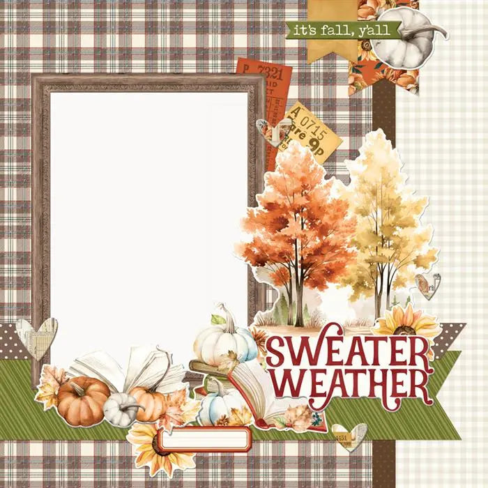 Autumn Breeze Simple Pages Page Kit - Simple Vintage - Simple Stories