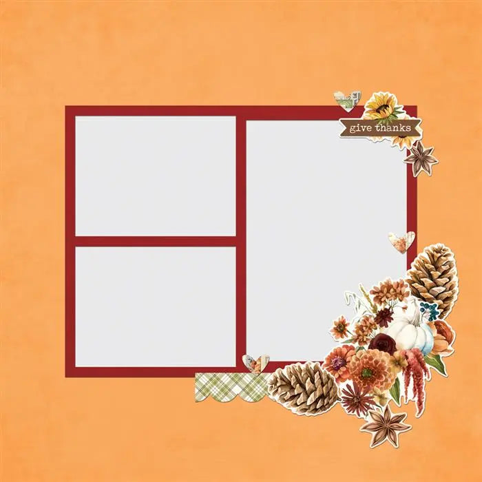 Autumn Breeze Simple Pages Page Pieces - Simple Vintage - Simple Stories