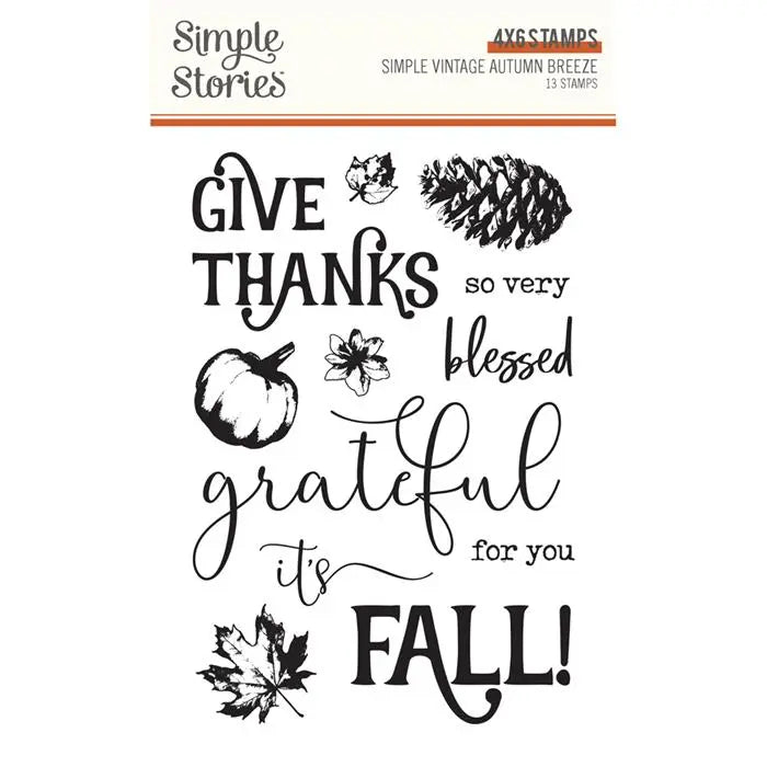 Autumn Breeze Stamps - Simple Vintage - Simple Stories