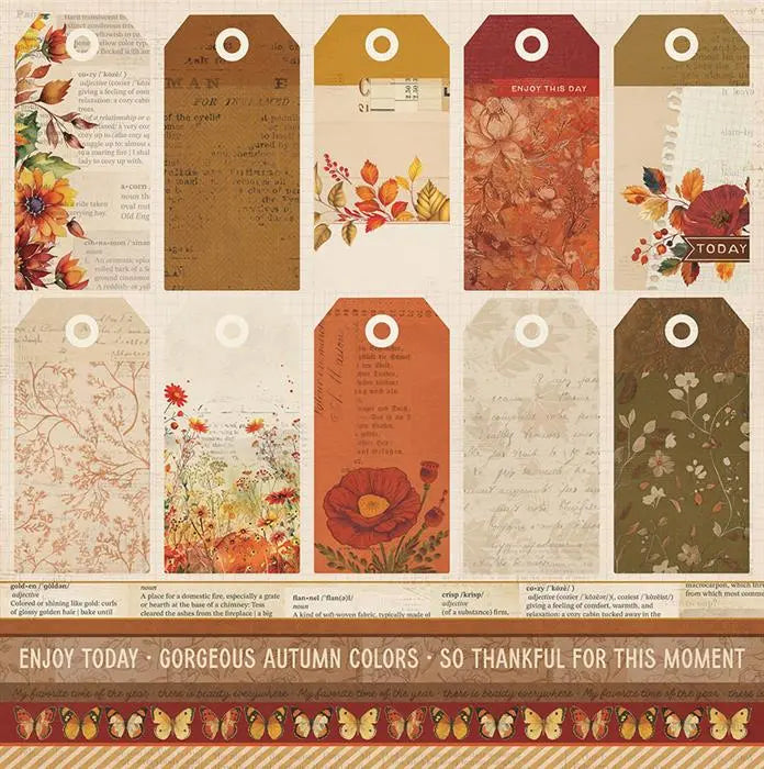 Autumn Junque Scrapbook Collection Kit, 12" x 12" - Photoplay
