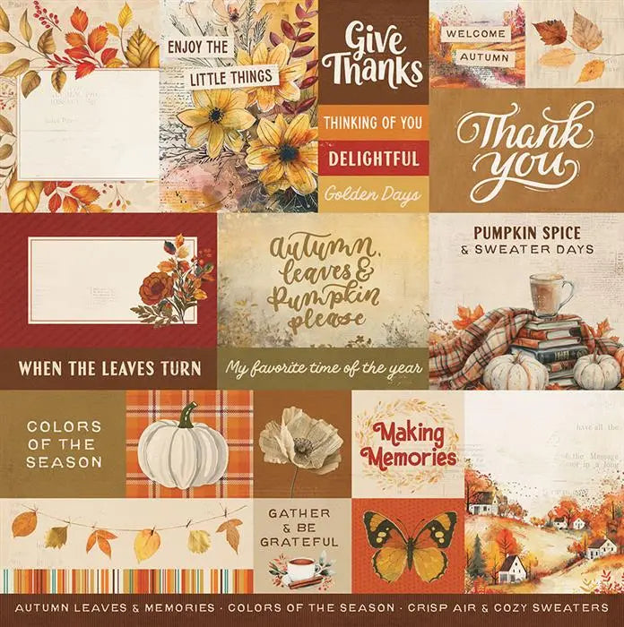 Autumn Junque Scrapbook Collection Kit, 12" x 12" - Photoplay