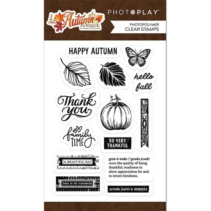 Autumn Junque Stamps - Photoplay