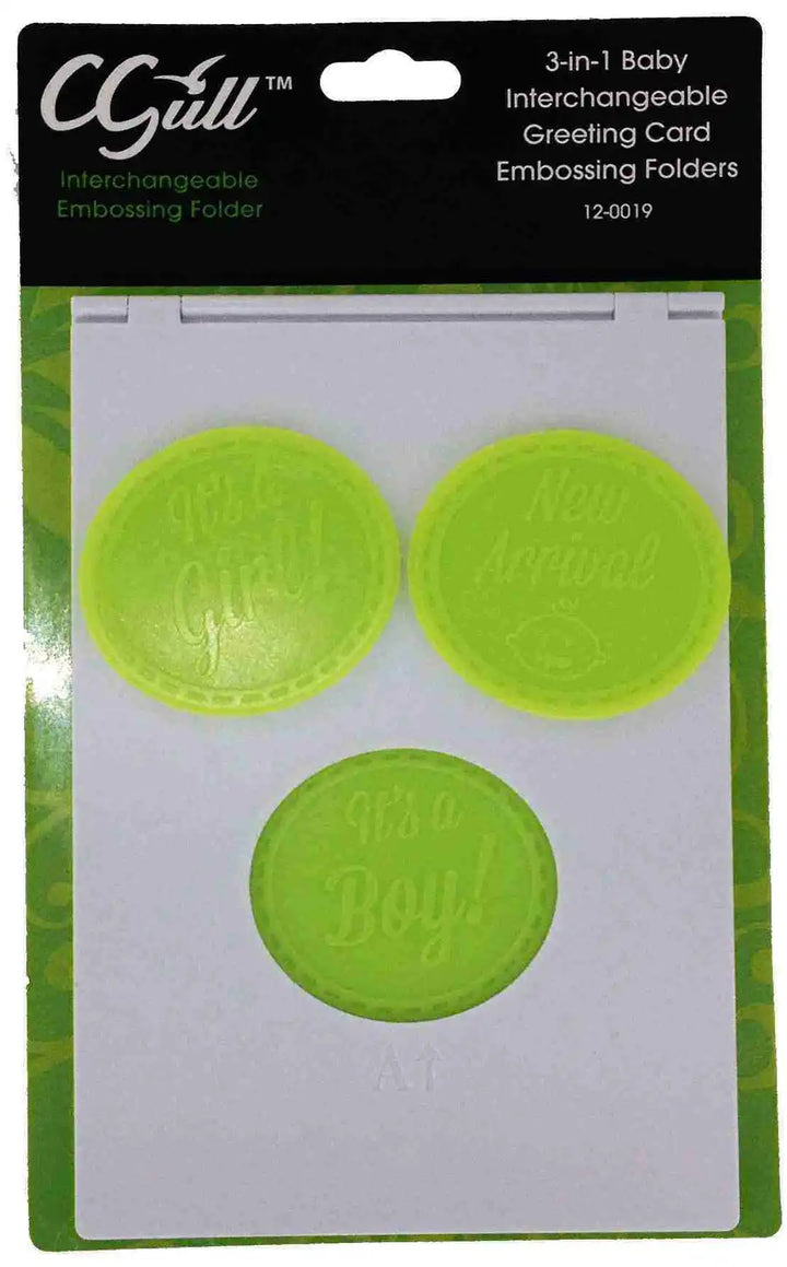 Baby Interchangeable 5x7 Embossing Folder - CGull